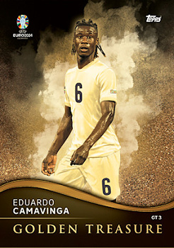 Eduardo Camavinga France Topps Match Attax EURO 2024 Golden Treasure #GT3
